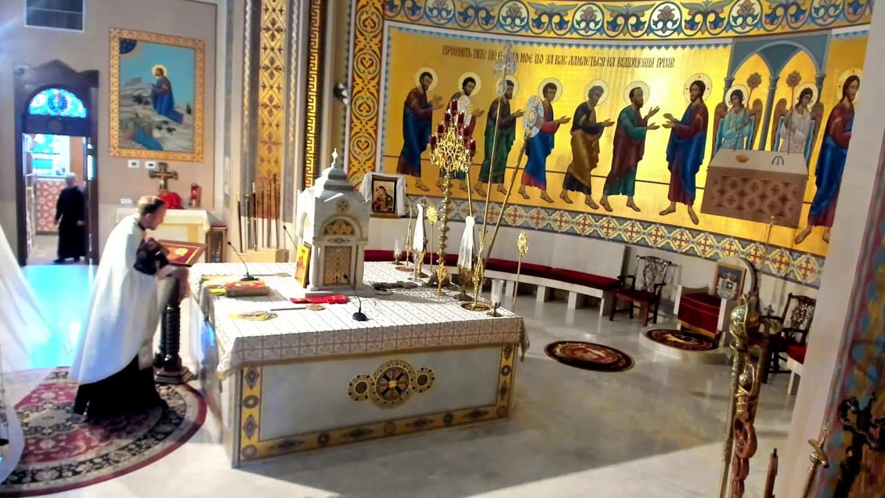 Вечірня / Vespers / Успіння св. Анни, матері Пресвятої Богородиці, свв. жінок Олімпіади і Євпраксії