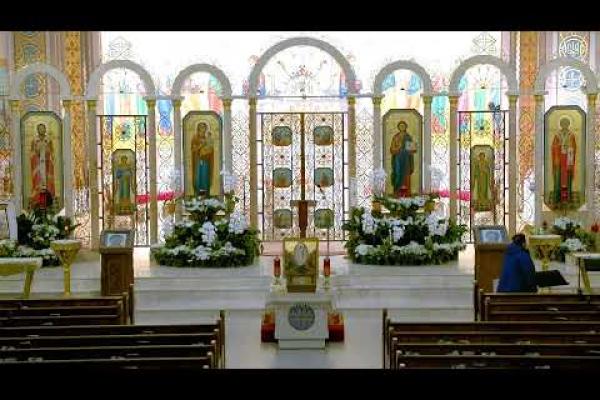 Divine Liturgy / Божественна Літургія. Пeреполовення П'ятдесятниці.