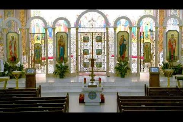 Divine liturgy. Положення чесної ризи Пресвятої Владичиці нашої Богородиці у Влахерні.